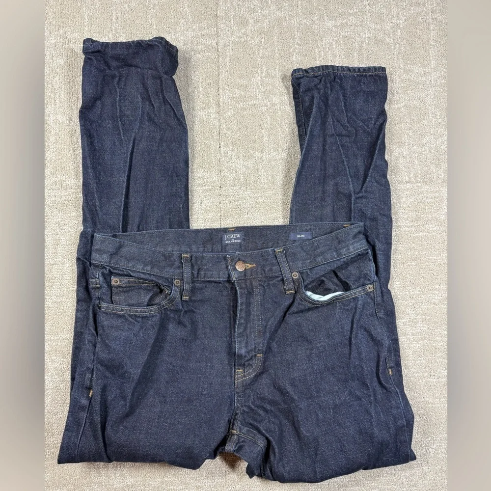 J. Crew Selvedge Denim Mens Blue Slim Jean 31x30